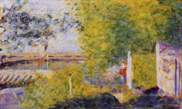 ジョルジュ・スーラ Painting - ビノー橋 1884